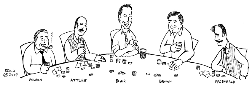 Prime Ministers Playing Poker   Labour